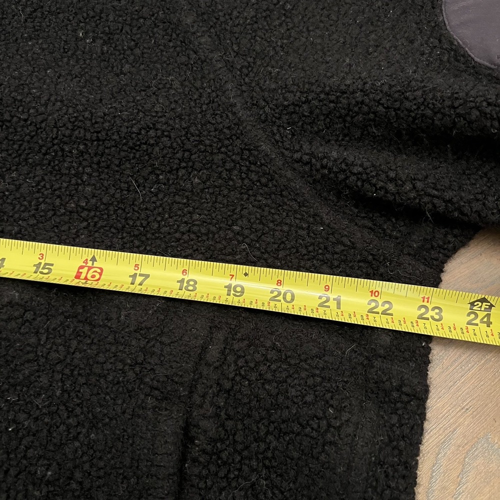 Women's Outdoor Voices Fleece 1/2 Zip Hoodie Size Medium Black - Picture 7 of 8